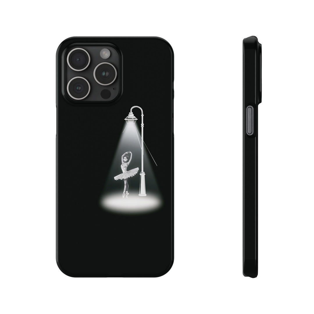 Slim Ballet Dancer Spotlight Gift for Her Cute Phone Cases for Iphone 16 Pro Max | iPhone 15 Case | iPhone 15 Pro Max Case, Iphone 14, 13, 12, 11, 10, 8, 7 - Studio40ParkLane