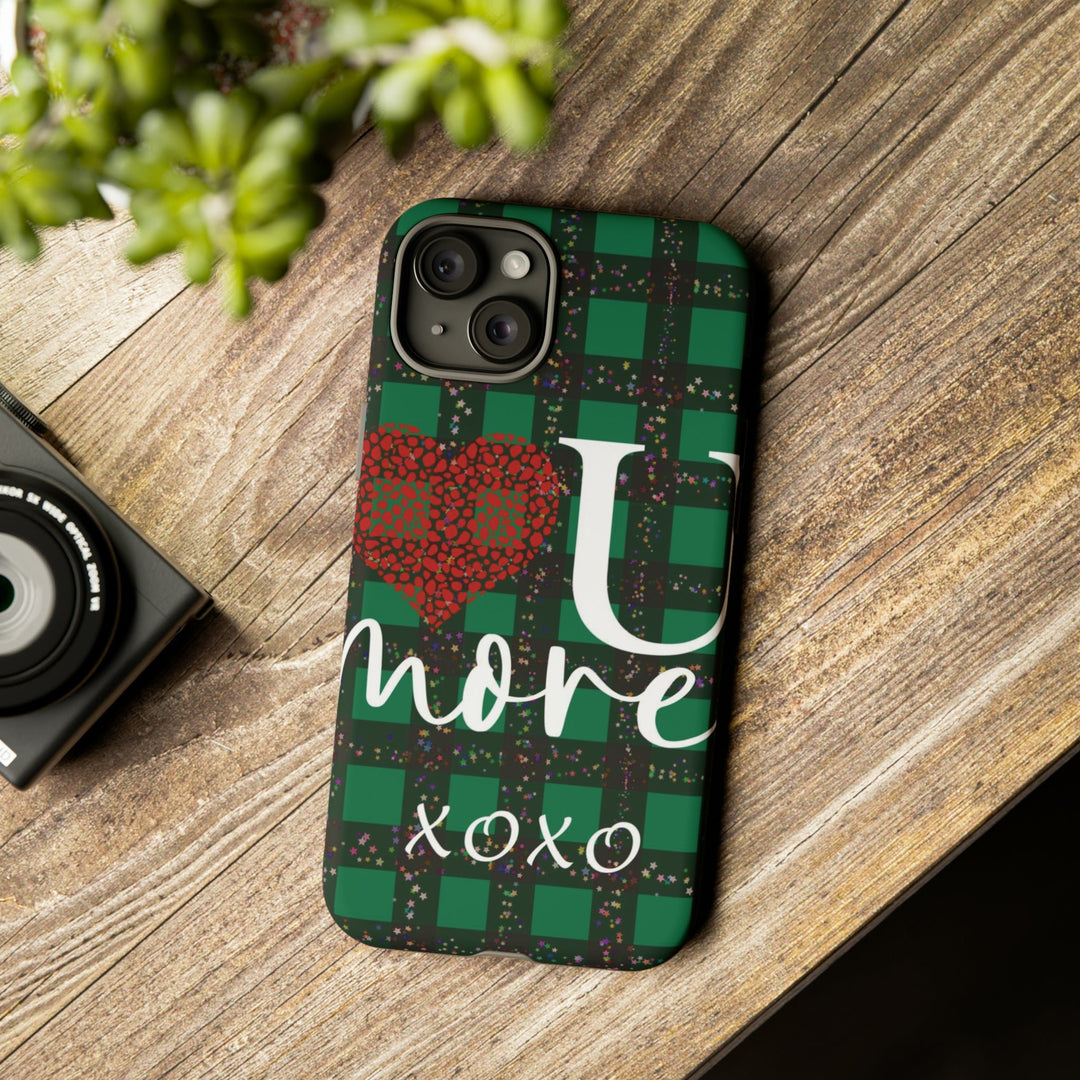 Cute IPhone Case | iPhone 15 Case | iPhone 15 Pro Max Case, Iphone 14 Case, Iphone 14 Pro Max Case IPhone Case for Art Lovers, Love You Green - Studio40ParkLane