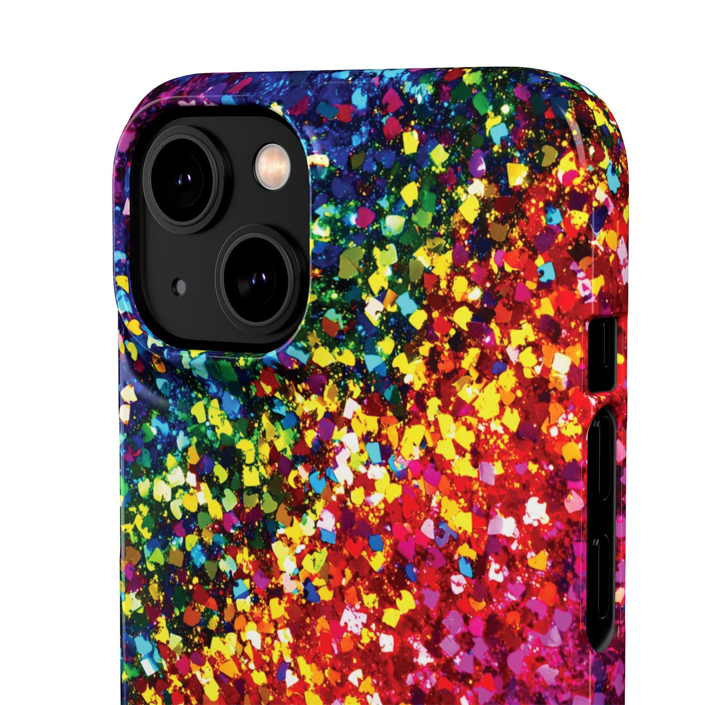 Snap Non-Glitter Muted Color Play on "Faux" Glitter Effect Cute Phone Cases for Samsung and Iphone, 16, 15, 14, S24, S23, S22, S21, S20, Plus and Ultra