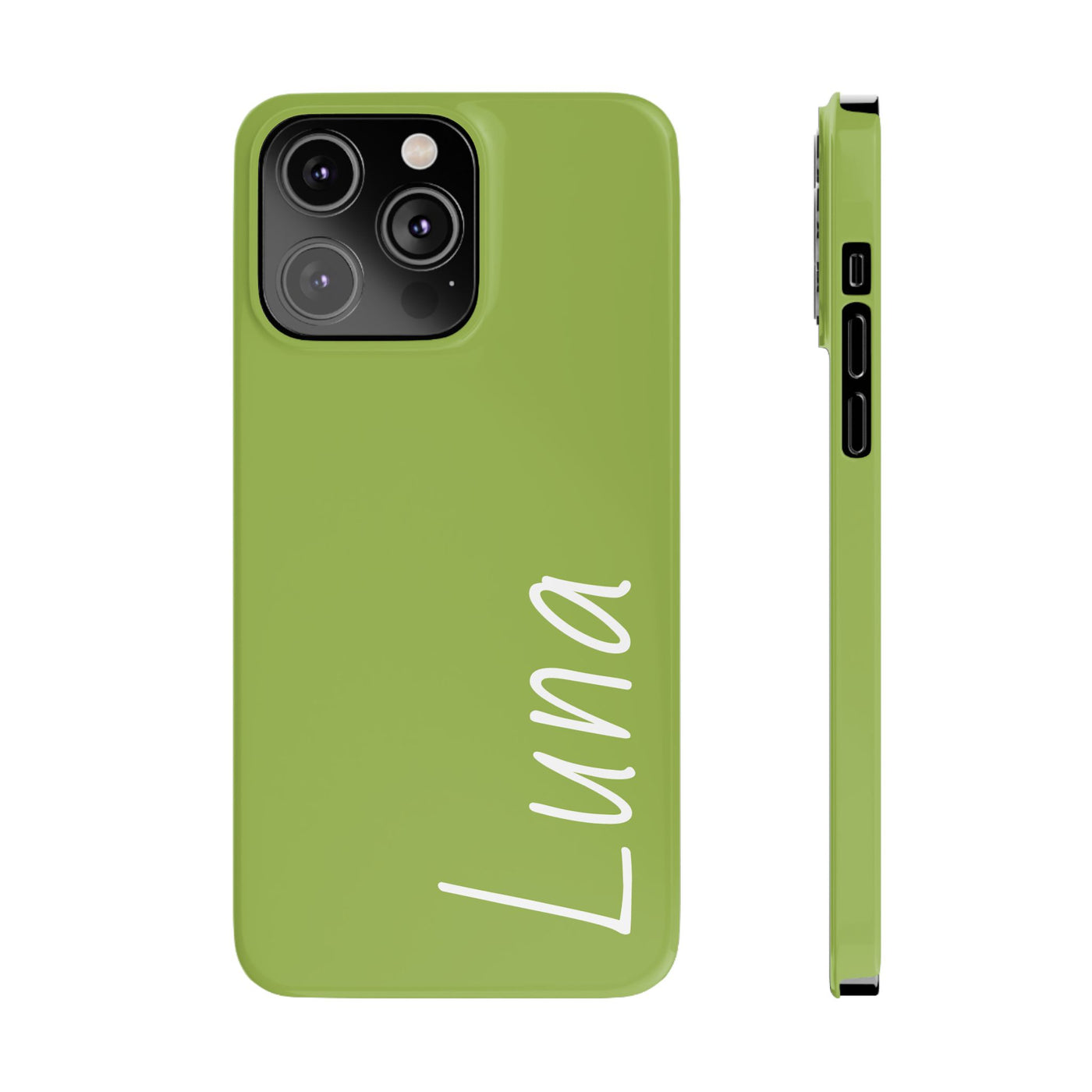 Personalized Initial Name Custom Slim Phone Cases for Iphone 16 Pro Max | iPhone 15 Case | iPhone 15 Pro Max Case, Iphone 14, 13, 12, 11, 10, 8, 7 - Studio40ParkLane