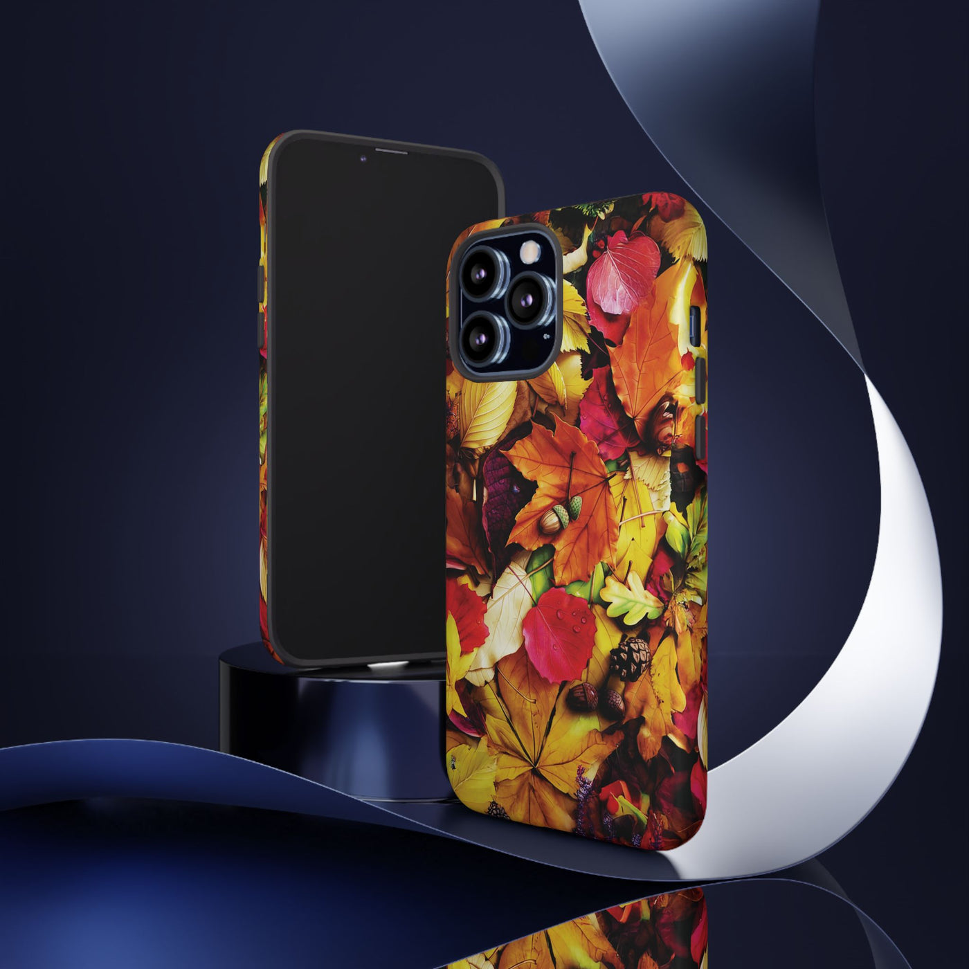 Aesthetic Tough Fall Leaves Foliage Premium Phone Case - For iPhone 17 Pro Max iPhone 16 Pro iPhone 15 Iphone 14 Plus 13 Pro 12 11 10 XR - Studio40ParkLane