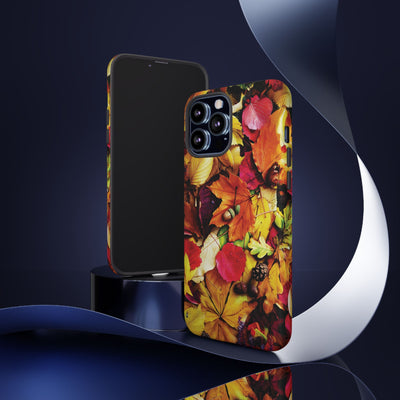 Aesthetic Tough Fall Leaves Foliage Premium Phone Case - For iPhone 17 Pro Max iPhone 16 Pro iPhone 15 Iphone 14 Plus 13 Pro 12 11 10 XR - Studio40ParkLane