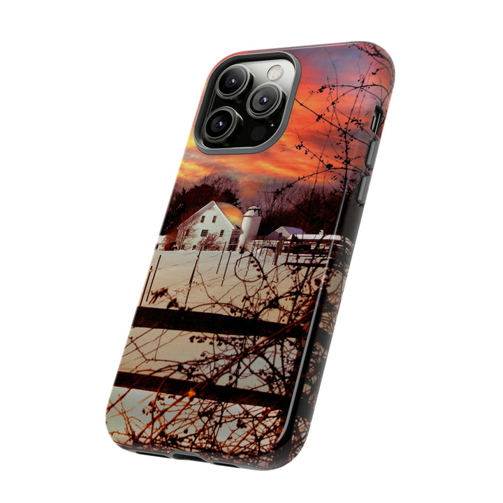 Cool Phone Case | Winter Sunset, For iPhone 15 Case | iPhone 15 Pro Case, Iphone 14 Case, Iphone 14 Pro Max Case, Protective Iphone Case - Studio40ParkLane
