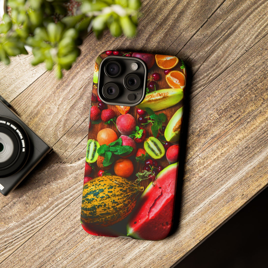 Fall Fruit Collage Cute Phone Case for, Samsung Galaxy S24, S23, S22, S21, IPhone 16 Case | Iphone 15, Iphone 14, IPhone 13 Case Mom Dad Gift - Studio40ParkLane
