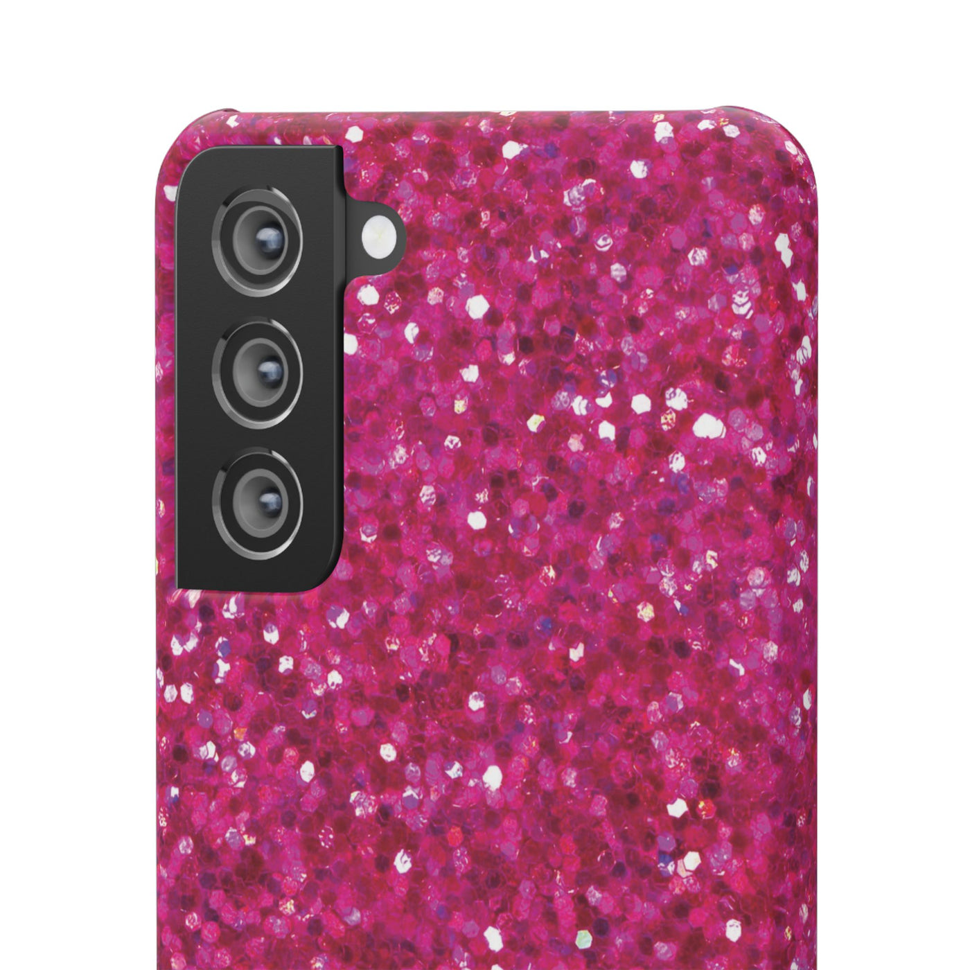 Snap Non-Glitter Muted Pink Play on "Faux" Glitter Effect Cute Phone Cases for Samsung and Iphone, 16, 15, 14, S24, S23, S22, S21, S20, Plus and Ultra