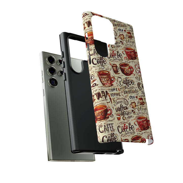 Cute Samsung Phone Case | Aesthetic Samsung Phone Case | Galaxy S23, S22, S21, S20 | Paris Coffee Cup, Protective Phone Case - Studio40ParkLane