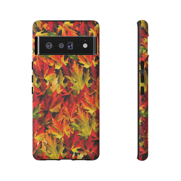 Fall Leaves Impact Resistant, Cute Phone Cases for Samsung S24, S23, S22, S21, IPhone 15 pro Iphone 14 pro Iphone 13 IPhone 12 Iphone 11 - Studio40ParkLane