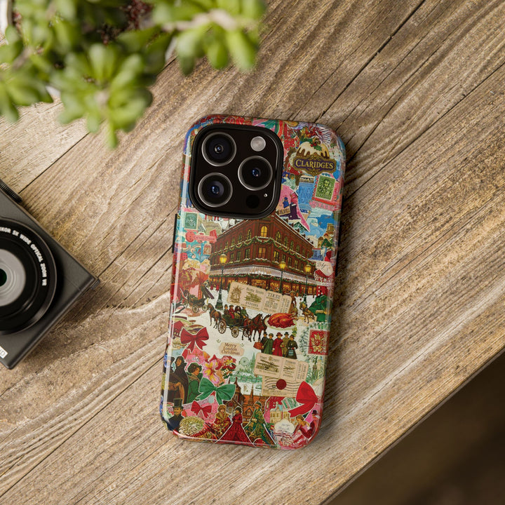 Aesthetic Tough London Coquette Collage Premium Phone Case - For iPhone 17 Pro Max iPhone 16 Pro iPhone 15 Iphone 14 Plus 13 Pro 12 11 10 XR - Studio40ParkLane