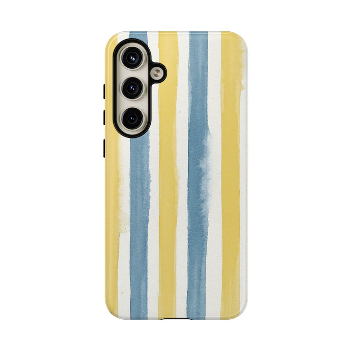 Tough Cute Yellow Stripes Phone Case, for IPhone 17 Pro Max | Iphone 17 Air, Iphone 16, IPhone 15, 14 13 12, Samsung Galaxy S26, S25, S24, S23 - Studio40ParkLane
