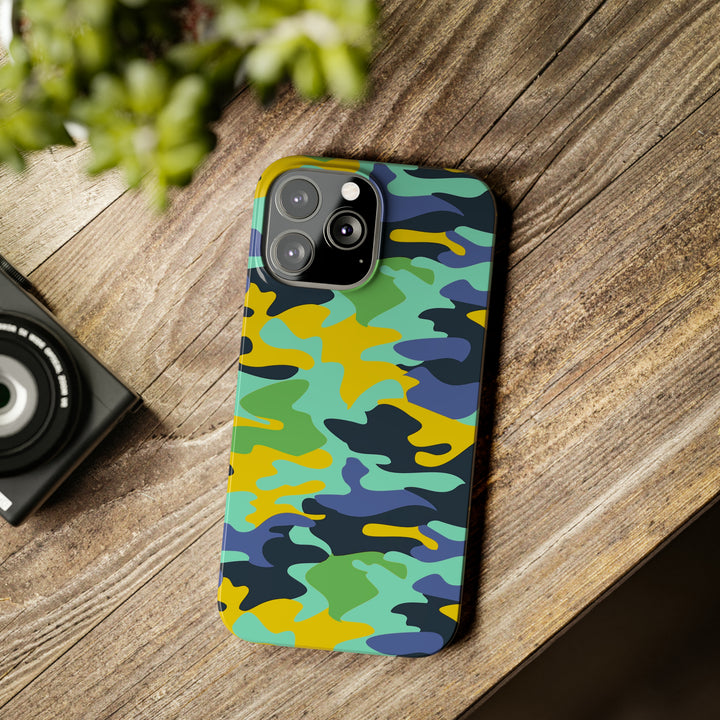 Slim Cute Phone Cases for Iphone - | iPhone 15 Case | iPhone 15 Pro Max Case, Iphone 14 Case, Iphone 14 Pro Max, Iphone 13, Late Spring Camouflage - Studio40ParkLane