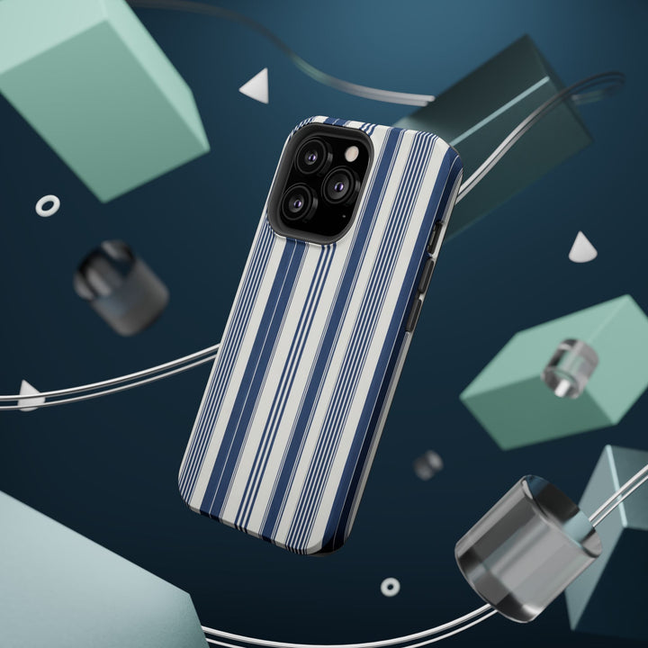 MagSafe Cute Phone Case, Coastal Striped Phone Case for iPhone 17 16 15 14 13 12 Pro Max, Samsung S26 S25 S24 Ultra case - Studio40ParkLane