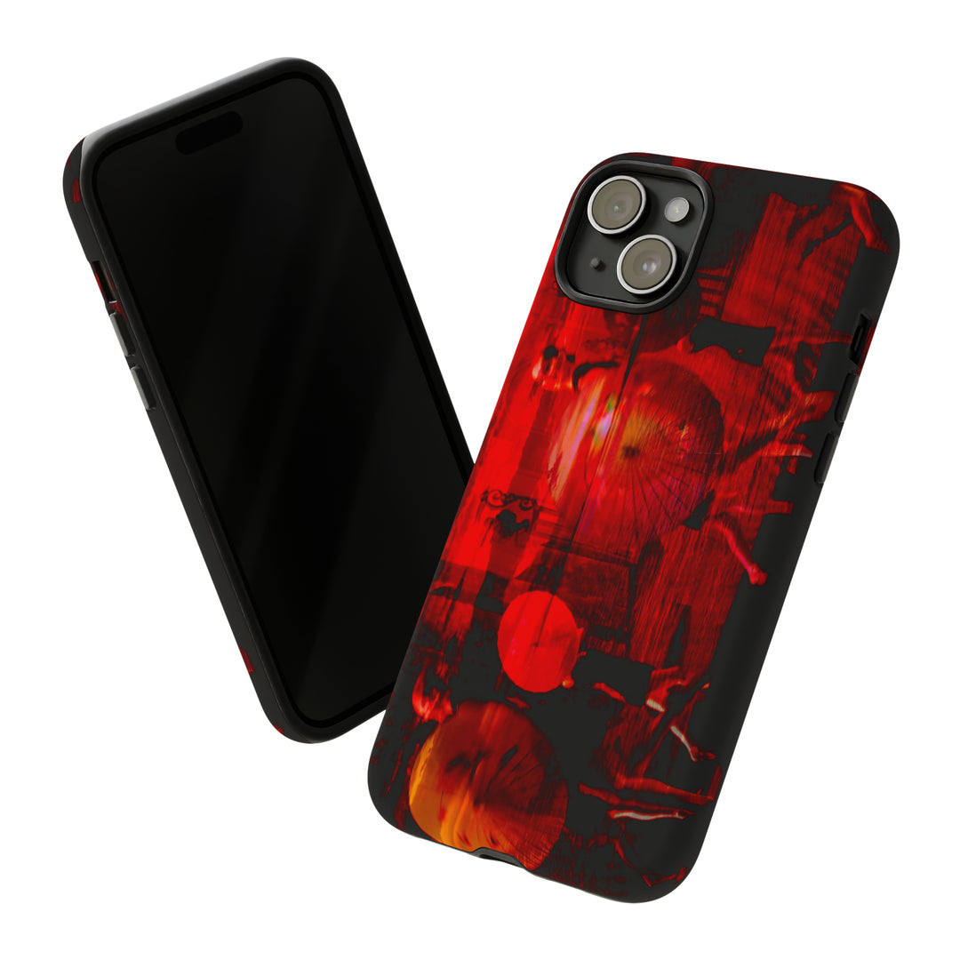 Cute IPhone Case | iPhone 15 Case | iPhone 15 Pro Max Case, Iphone 14 Case, Iphone 14 Pro Max Case IPhone Case for Art Lovers, Sunset Dance Red - Studio40ParkLane