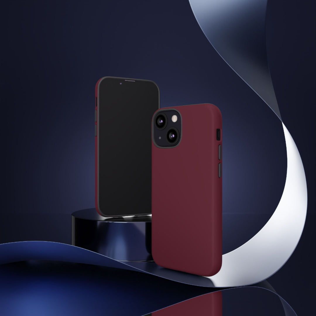 Premium Tough Burgundy Maroon Red Gift for Her Cute Phone Cases for Samsung S25 S24, S23, S22, S21, Iphone, 16, 15, 14, 13 Pro Max Ultra - Studio40ParkLane