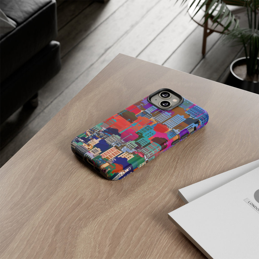 Cute Samsung Case | Cool Iphone Case | Summer City Skyline, Samsung S24, S23, S22, S21, IPhone 15 Case | Iphone 14 Case, Iphone 13 Case - Studio40ParkLane