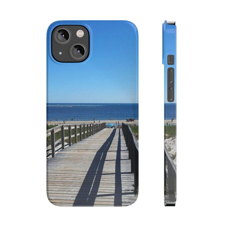 Slim Cute Phone Cases for Iphone - | iPhone 15 Case | iPhone 15 Pro Max Case, Iphone 14 Case, Iphone 14 Pro Max, Iphone 13, Summer Beach Walk - Studio40ParkLane