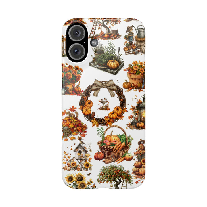 Slim Fall Leaves Collage Cute Phone Cases for Iphone | iPhone 15 Case | iPhone 15 Pro Max Case, Iphone 14, Iphone 14 Pro Max, Iphone 13, 12 - Studio40ParkLane