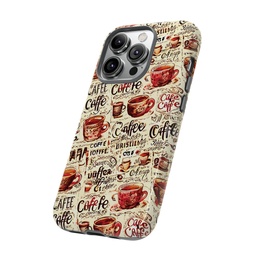 Cute IPhone Case | Paris Coffee Cup, iPhone 15 Case | iPhone 15 Pro Case, Iphone 14 Case, Iphone 14 Pro Max Case, Protective Iphone Case - Studio40ParkLane
