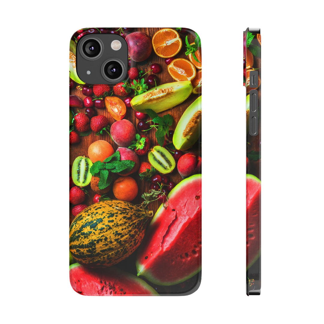 Slim Fall Fruit Collage Phone Cases for Iphone 16 | iPhone 15 Case | iPhone 15 Pro Max Case, Iphone 14, Iphone 14 Pro Max, Iphone 13, Slim Mom Dad Gift - Studio40ParkLane