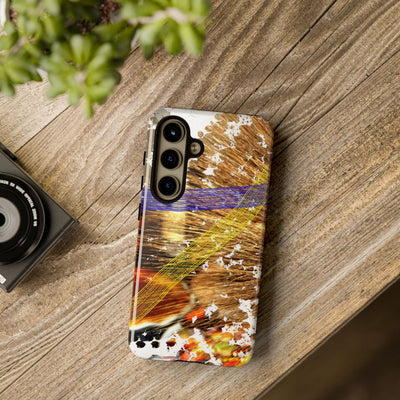 Impact Resistant, Pecan Pie Abstract, Cute Phone Cases for Samsung S24, S23, S22, S21, IPhone 15 pro Iphone 14 pro Iphone 13 IPhone 12 Iphone 11