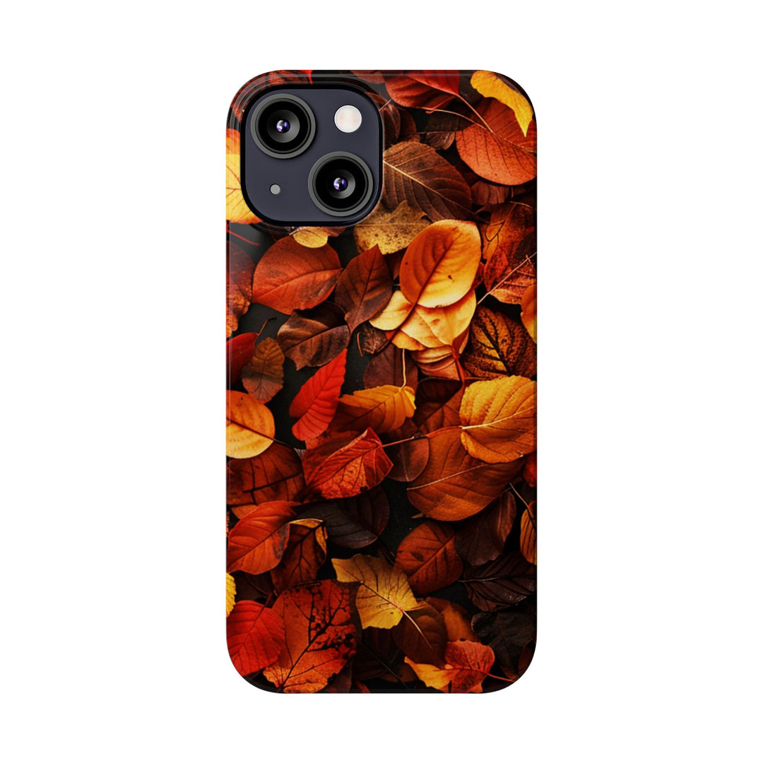 Slim Fall Autumn Leaves Gift for Her Cute Phone Cases for Iphone 16 | iPhone 15 Case | iPhone 15 Pro Max Case, Iphone 14, Iphone 14 Pro Max, Iphone 13, Slim - Studio40ParkLane