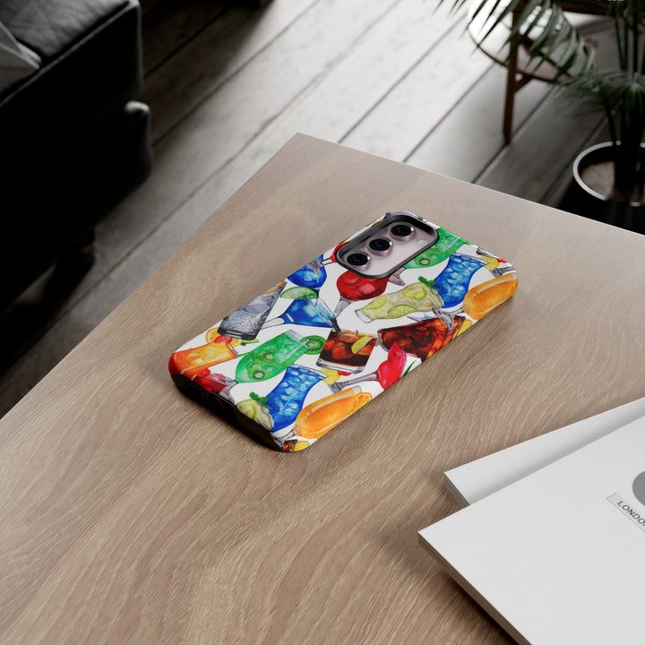 Cute Samsung Case | Cool Iphone Case | Summer Fruit Cocktail, Samsung S24, S23, S22, S21, IPhone 15 Case | Iphone 14 Case, Iphone 13 Case - Studio40ParkLane