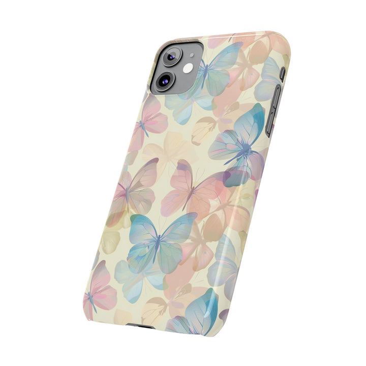 Slim Cute Phone Cases for Iphone - | iPhone 15 Case | iPhone 15 Pro Max Case, Iphone 14 Case, Iphone 14 Pro Max, Iphone 13, Summer Pastel Butterflies - Studio40ParkLane