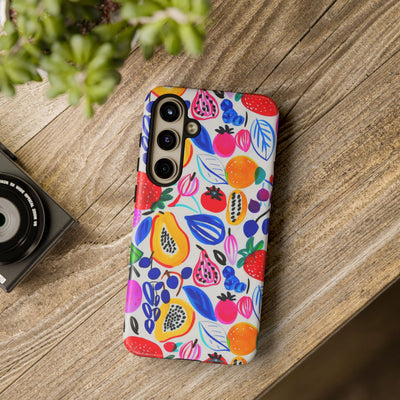 Cute Samsung Phone Case | Aesthetic Samsung Phone Case | Galaxy S23, S22, S21, S20 | Summer Fruit Cocktail, Protective Phone Case