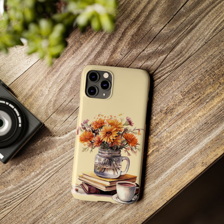 Slim Fall Autumn Leaves Cute Phone Cases for Iphone 16 | iPhone 15 Case | iPhone 15 Pro Max Case, Iphone 14, Iphone 14 Pro Max, Iphone 13, Slim Mom Dad Gift - Studio40ParkLane