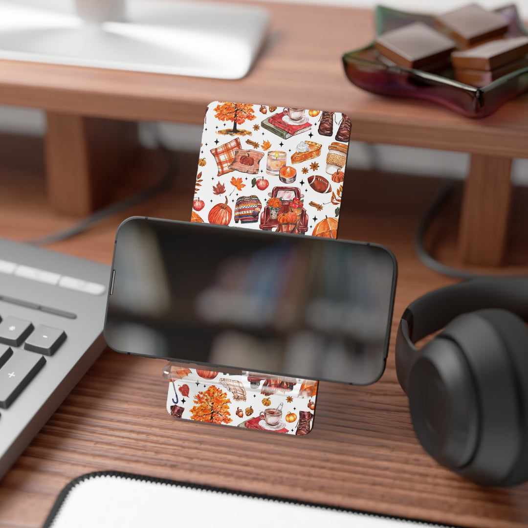 Phone Stand, Fall Coquette Collage Design for Iphones 16, Iphone 15, 14, 13, 12 Samsung Galaxy S24, S23, S22, S21 and Google Pixel 8 - Studio40ParkLane
