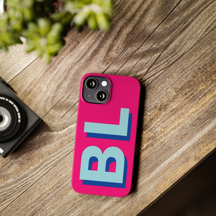 Slim Personalized Initial Custom Gift for Her Cute Phone Cases for Iphone 16 Pro Max | iPhone 15 Case | iPhone 15 Pro Max Case, Iphone 14, 13, 12, 11, 10, 8, 7 - Studio40ParkLane