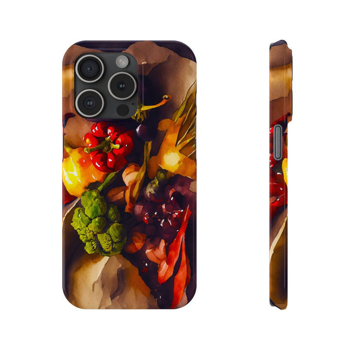 Slim Fall Farm Vegetables Cute Phone Cases for Iphone | iPhone 15 Case | iPhone 15 Pro Max Case, Iphone 14, Iphone 14 Pro Max, Iphone 13 - Studio40ParkLane