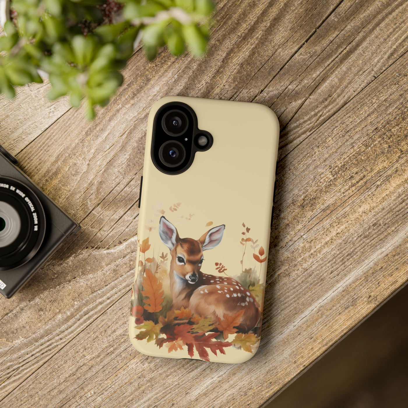 Autumn Fall Deer Gift for Her Cute Phone Case for, Samsung Galaxy S24, S23, S22, S21, IPhone 16 Case | Iphone 15, Iphone 14, IPhone 13 Case