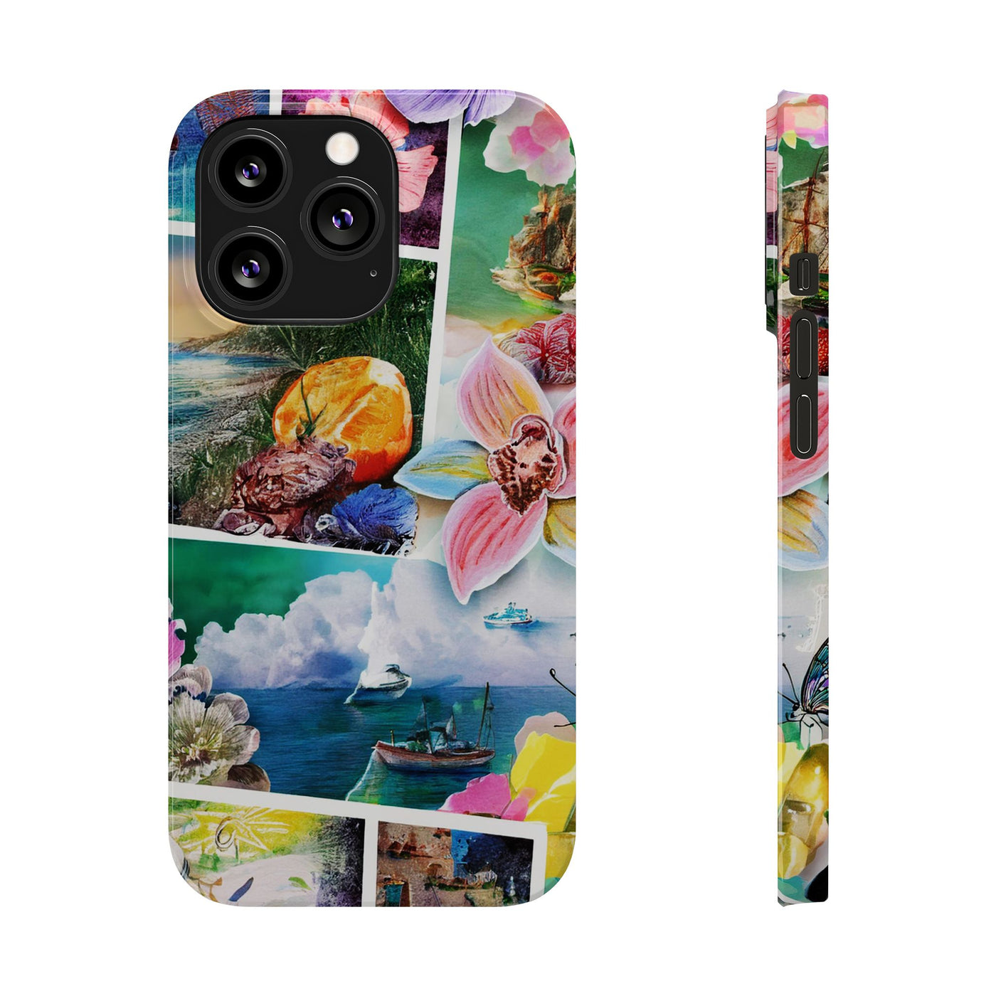 Travel Coquette Collage Slim Cute Phone Cases for Iphone  | iPhone 15 Case | iPhone 15 Pro Max Case, Iphone 14, Iphone 14 Pro Max, Iphone 13