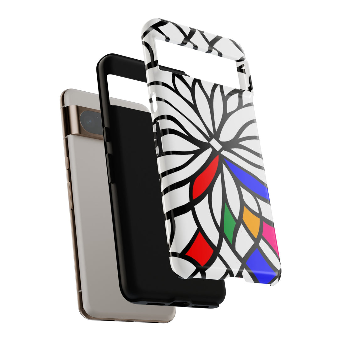 Impact Resistant, Colored Mosaic, Cute Phone Cases for Samsung S24, S23, S22, S21, IPhone 15 pro Iphone 14 pro Iphone 13 IPhone 12 Iphone 11 - Studio40ParkLane