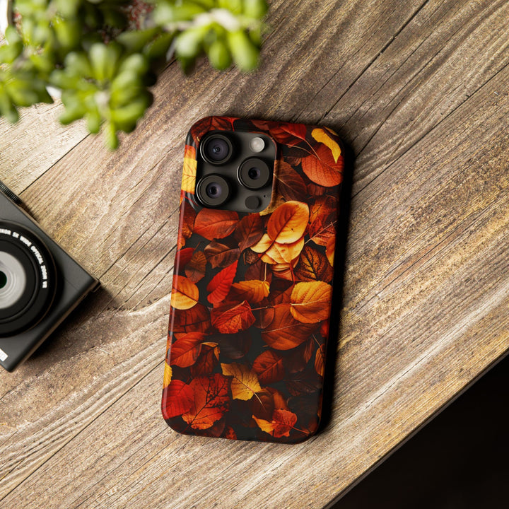 Slim Fall Autumn Leaves Gift for Her Cute Phone Cases for Iphone 16 | iPhone 15 Case | iPhone 15 Pro Max Case, Iphone 14, Iphone 14 Pro Max, Iphone 13, Slim - Studio40ParkLane