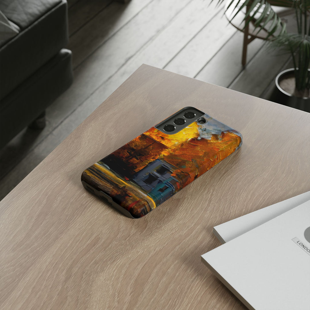 Impact Resistant, Fall Leaves Oil Painting, Cute Phone Cases for Samsung S24, S23, S22, S21, IPhone 15 pro Iphone 14 pro Iphone 13 IPhone 12 Iphone 11 - Studio40ParkLane