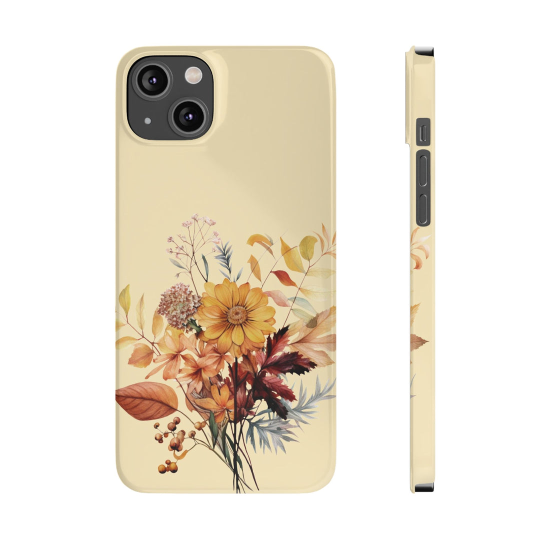 Slim Fall Autumn Leaves Gift for Her Cute Phone Cases for Iphone 16 | iPhone 15 Case | iPhone 15 Pro Max Case, Iphone 14, Iphone 14 Pro Max, Iphone 13, Slim - Studio40ParkLane