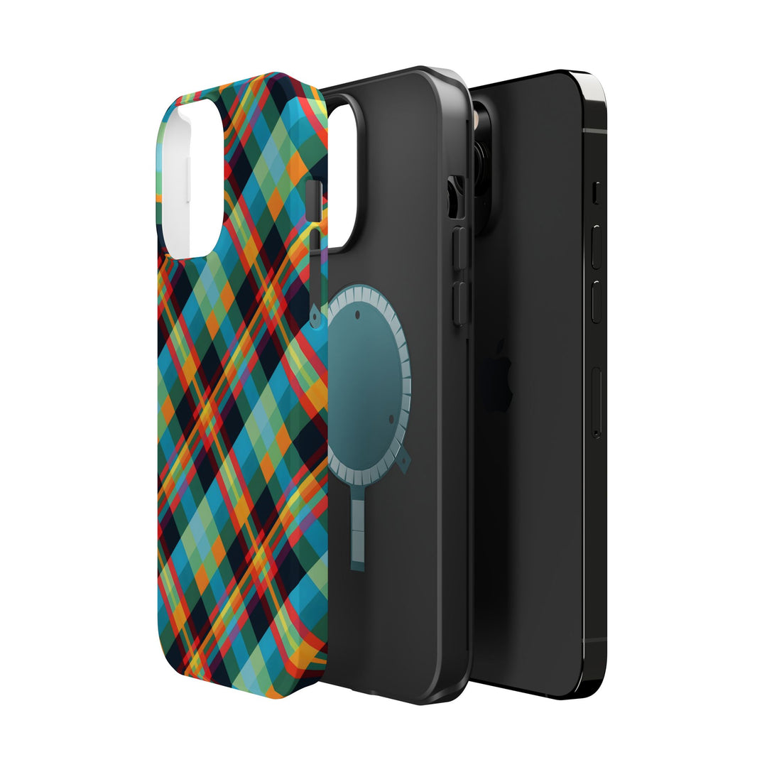 Checkered Plaid Magsafe Gift for Her Cute Phone Case for Iphone, | iPhone 16 | iPhone 15 Pro Max, Iphone 14 Pro Max, 13 12 11 10 9 8 7 - Studio40ParkLane