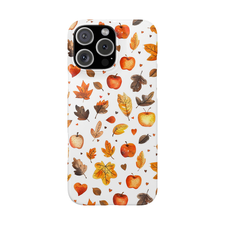 Slim Fall Autumn Leaves Gift for Her Cute Phone Cases for Iphone 16 | iPhone 15 Case | iPhone 15 Pro Max Case, Iphone 14, Iphone 14 Pro Max, Iphone 13, Slim - Studio40ParkLane