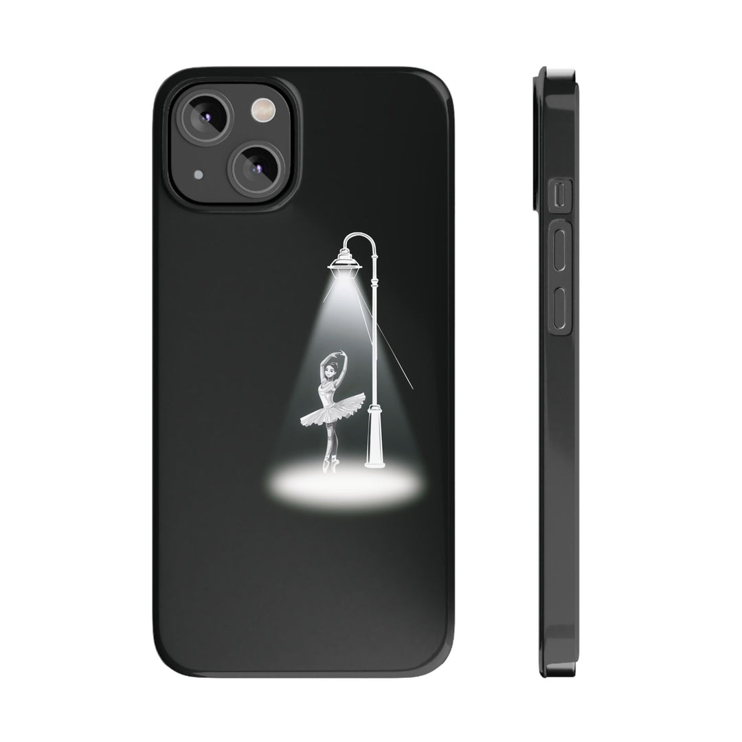 Slim Ballet Dancer Spotlight Gift for Her Cute Phone Cases for Iphone 16 Pro Max | iPhone 15 Case | iPhone 15 Pro Max Case, Iphone 14, 13, 12, 11, 10, 8, 7 - Studio40ParkLane