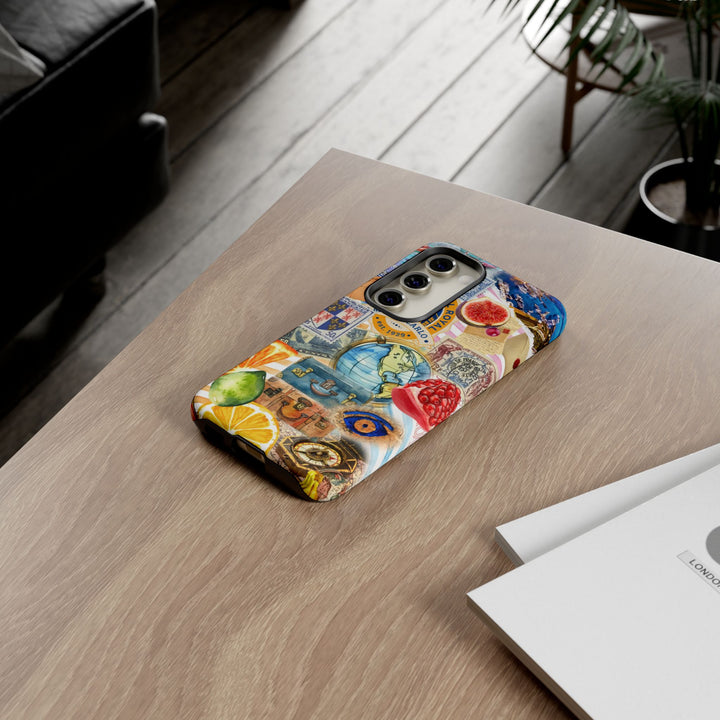 Cute European Summer Collage Phone Case, for IPhone 16 Case | Iphone 15, Iphone 14, IPhone 13 Case, 11 8 7, Samsung Galaxy S24, S23, S22, S21 Extra Protective - Studio40ParkLane