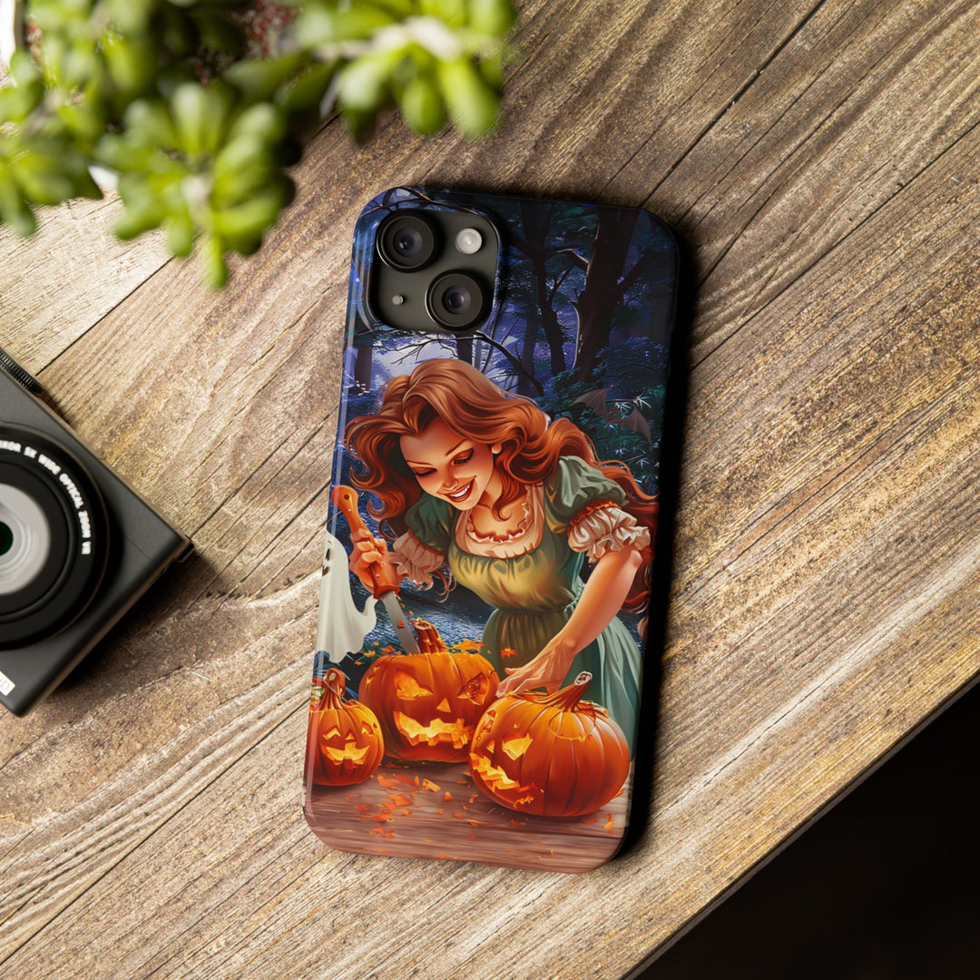 Slim Fall Autumn Pumpkin Fairy Gift for Her Cute Phone Cases for Iphone 16 | iPhone 15 Case | iPhone 15 Pro Max Case, Iphone 14, Iphone 14 Pro Max, Iphone 13, Slim - Studio40ParkLane