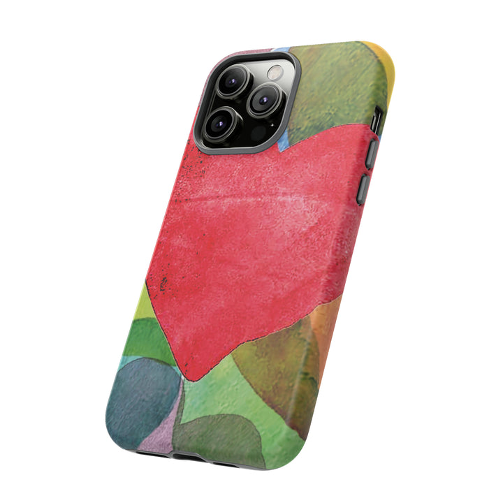 Cute IPhone Case | iPhone 15 Case | iPhone 15 Pro Max Case, Iphone 14 Case, Iphone 14 Pro Max Case IPhone Case for Art Lovers, Red Heart - Studio40ParkLane
