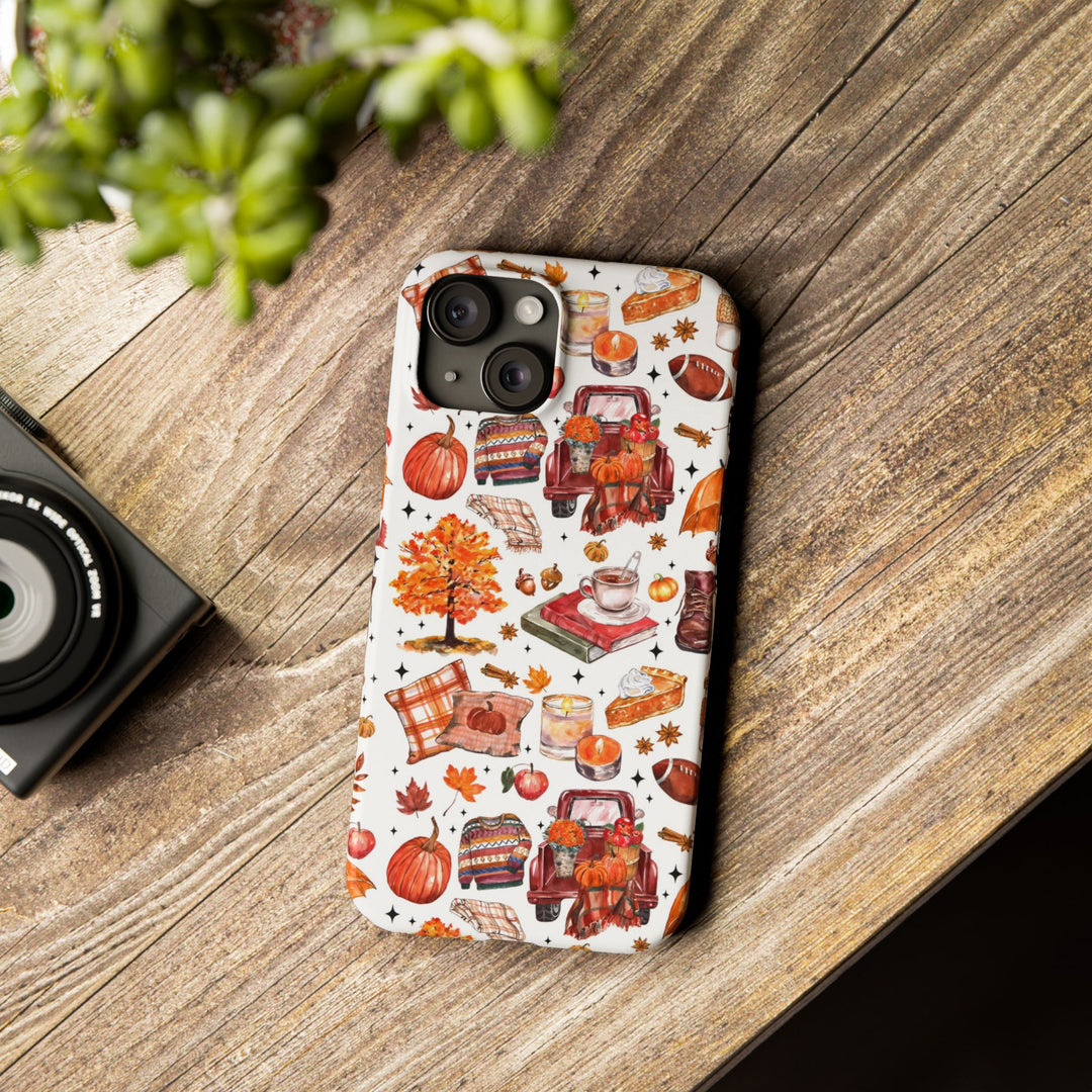 Slim Cute Fall Phone Cases Gift for Her Coquette Collage for Iphone 16 | iPhone 15 Case | iPhone 15 Pro Max Case, Iphone 14 Case, Iphone 13, Slim - Studio40ParkLane