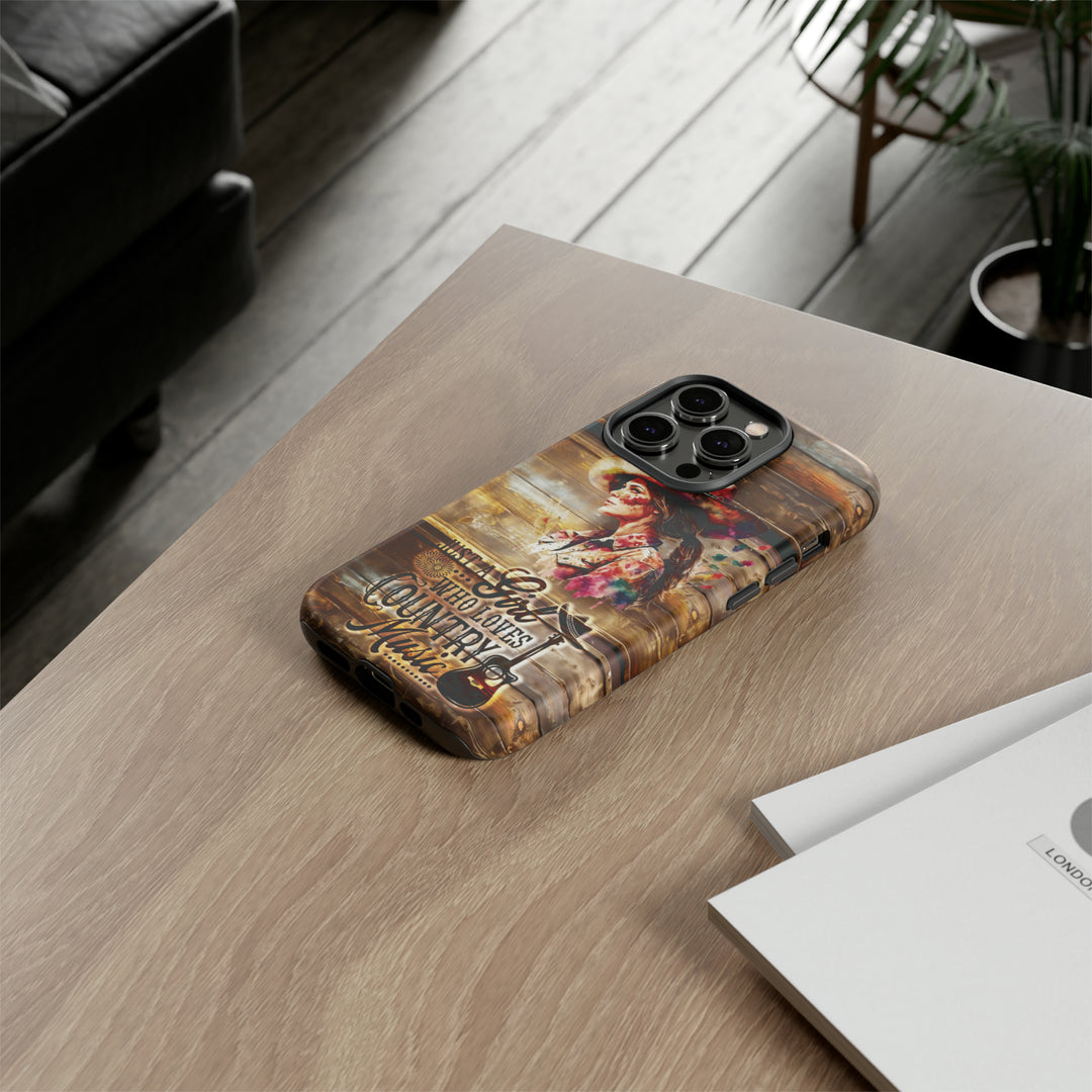 Cute IPhone Case | Country Music Girl iPhone 15 Case | iPhone 15 Pro Case, Iphone 14 Case, Iphone 14 Pro Max Case, Protective Iphone Case - Studio40ParkLane