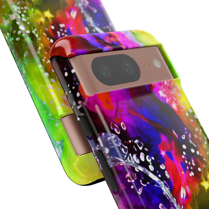 Impact Resistant, Multi Color Marble, Cute Phone Cases for Samsung S24, S23, S22, S21, IPhone 15 pro Iphone 14 pro Iphone 13 IPhone 12 Iphone 11 - Studio40ParkLane