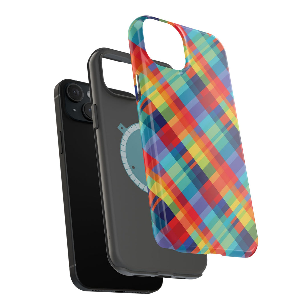 Checkered Plaid Magsafe Gift for Her Cute Phone Case for Iphone, | iPhone 16 | iPhone 15 Pro Max, Iphone 14 Pro Max, 13 12 11 10 9 8 7 - Studio40ParkLane
