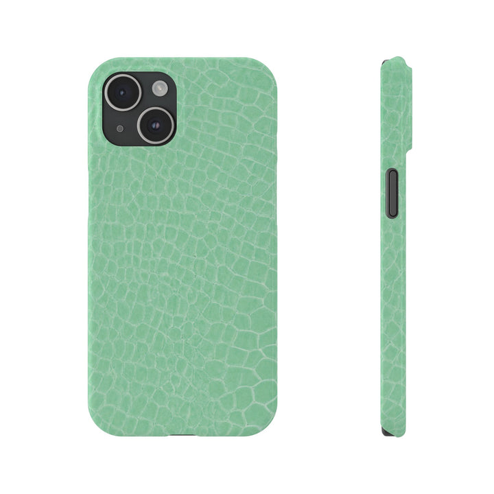 Slim Non Leather Mint Color Pattern Gift for Her Cute Phone Cases for Iphone 16 Pro Max | iPhone 15 Case | iPhone 15 Pro Max Case, Iphone 14, 13, 12, 11, 10, 8, 7 - Studio40ParkLane