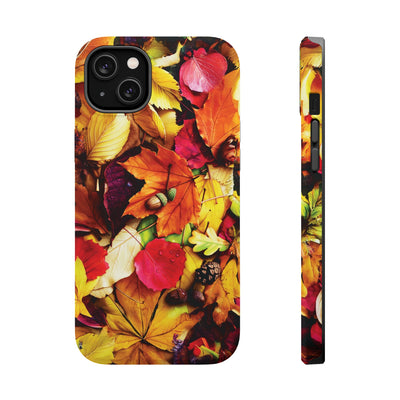 Aesthetic Tough Magsafe Fall Leaves Foliage Phone Case - For iPhone 17 Pro Max iPhone 16 Pro iPhone 15 Iphone 14 Plus 13 Pro 12 11 10 - Studio40ParkLane