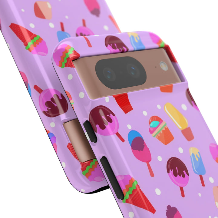 Cute Samsung Case | Cool Iphone Case | Summer Pink Ice - Cream, Samsung S24, S23, S22, S21, IPhone 15 Case | Iphone 14 Case, Iphone 13 Case - Studio40ParkLane